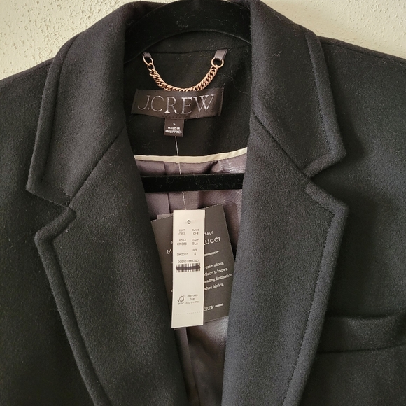 J. Crew Gamine Blazer/Coat in wool blend - black - Picture 11 of 16